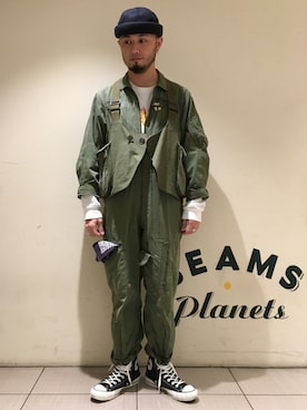 「アイテム（ベスト）」を使った、Yoshihito Hayashiさん（メンズ・170cm・30代）の冬コーディネート