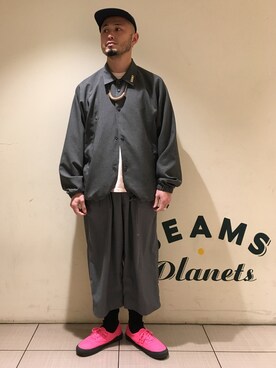 GRAMICCI × BEAMS BOY / 別注 ギャバ バルーンパンツを使ったメンズ ...