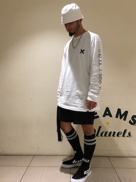 「アイテム（ソックス/靴下）」を使った、Yoshihito Hayashiさん（メンズ・170cm・30代）の夏コーディネート