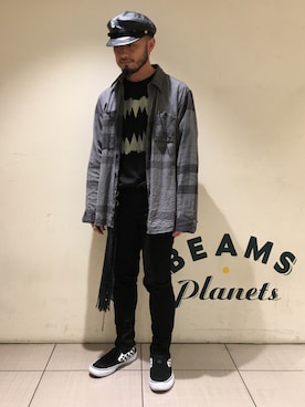 「RTH（アールティーエイチ）のアイテム」を使った、Yoshihito Hayashiさん（メンズ・170cm）の秋コーディネート