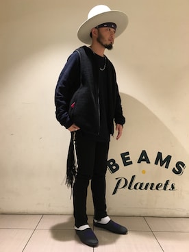 「RTH（アールティーエイチ）のアイテム」を使った、Yoshihito Hayashiさん（メンズ・170cm）の秋コーディネート