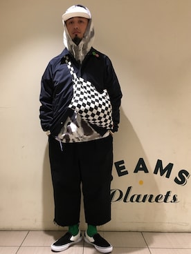 「I&ME（アイアンドミー）のアイテム」を使った、Yoshihito Hayashiさん（メンズ・170cm）の秋コーディネート