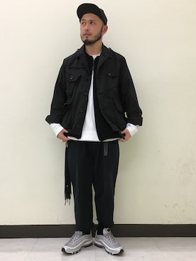 「アイテム（ブルゾン）」を使った、Yoshihito Hayashiさん（メンズ・170cm・30代）の秋コーディネート