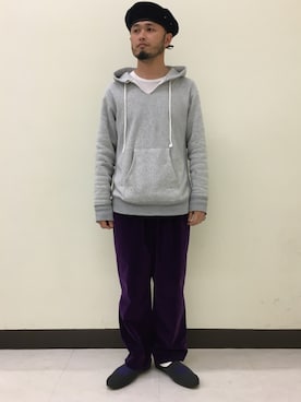 「Needles（ニードルス）のアイテム」を使った、Yoshihito Hayashiさん（メンズ・170cm）の冬コーディネート