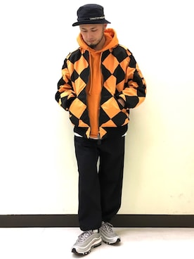 「アイテム（ブルゾン）」を使った、Yoshihito Hayashiさん（メンズ・170cm・30代）の冬コーディネート