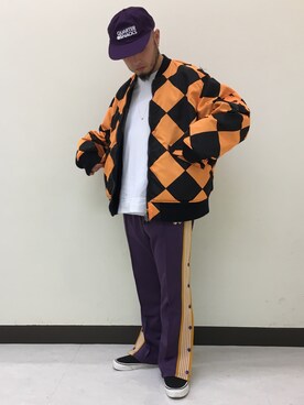「アイテム（ブルゾン）」を使った、Yoshihito Hayashiさん（メンズ・170cm・30代）の春コーディネート