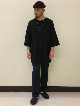 「BEAMS（ビームス）のアイテム（Tシャツ/カットソー）」を使った、Yoshihito Hayashiさん（メンズ・170cm）の秋コーディネート