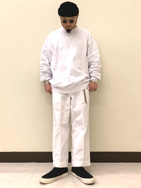 「BEAMS（ビームス）のアイテム（スウェット）」を使った、Yoshihito Hayashiさん（メンズ・170cm）の冬コーディネート