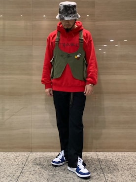 「アイテム（ベスト）」を使った、Yoshihito Hayashiさん（メンズ・170cm・30代）の春コーディネート