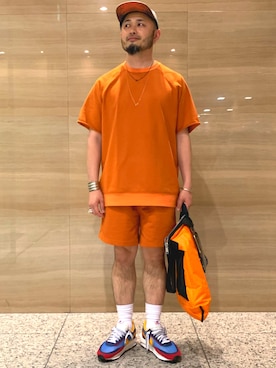 「NIKE（ナイキ）のアイテム（キャップ）」を使った、Yoshihito Hayashiさん（メンズ・170cm）の春コーディネート