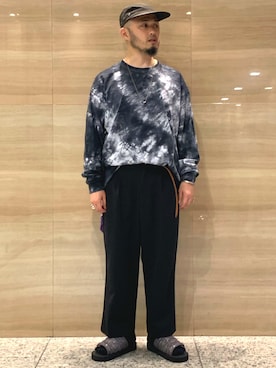 「アイテム（サンダル）」を使った、Yoshihito Hayashiさん（メンズ・170cm・30代）の夏コーディネート