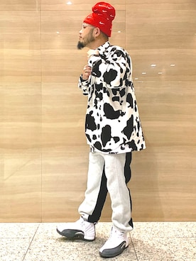 「BEAMS（ビームス）のアイテム（トップス）」を使った、Yoshihito Hayashiさん（メンズ・170cm）の冬コーディネート