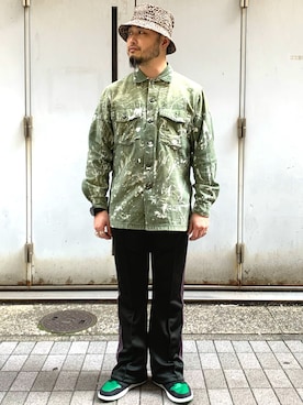 「GRILLO（グリーロ）のアイテム」を使った、Yoshihito Hayashiさん（メンズ・170cm）の春コーディネート