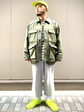 「アイテム（ブルゾン）」を使った、Yoshihito Hayashiさん（メンズ・170cm・40代）の秋コーディネート