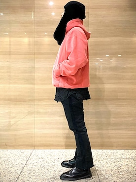 「ink（インク）のアイテム」を使った、Yoshihito Hayashiさん（メンズ・170cm）の冬コーディネート