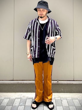 「ARC'TERYX（アークテリクス）のアイテム（帽子）」を使った、Yoshihito Hayashiさん（メンズ・170cm）の春コーディネート