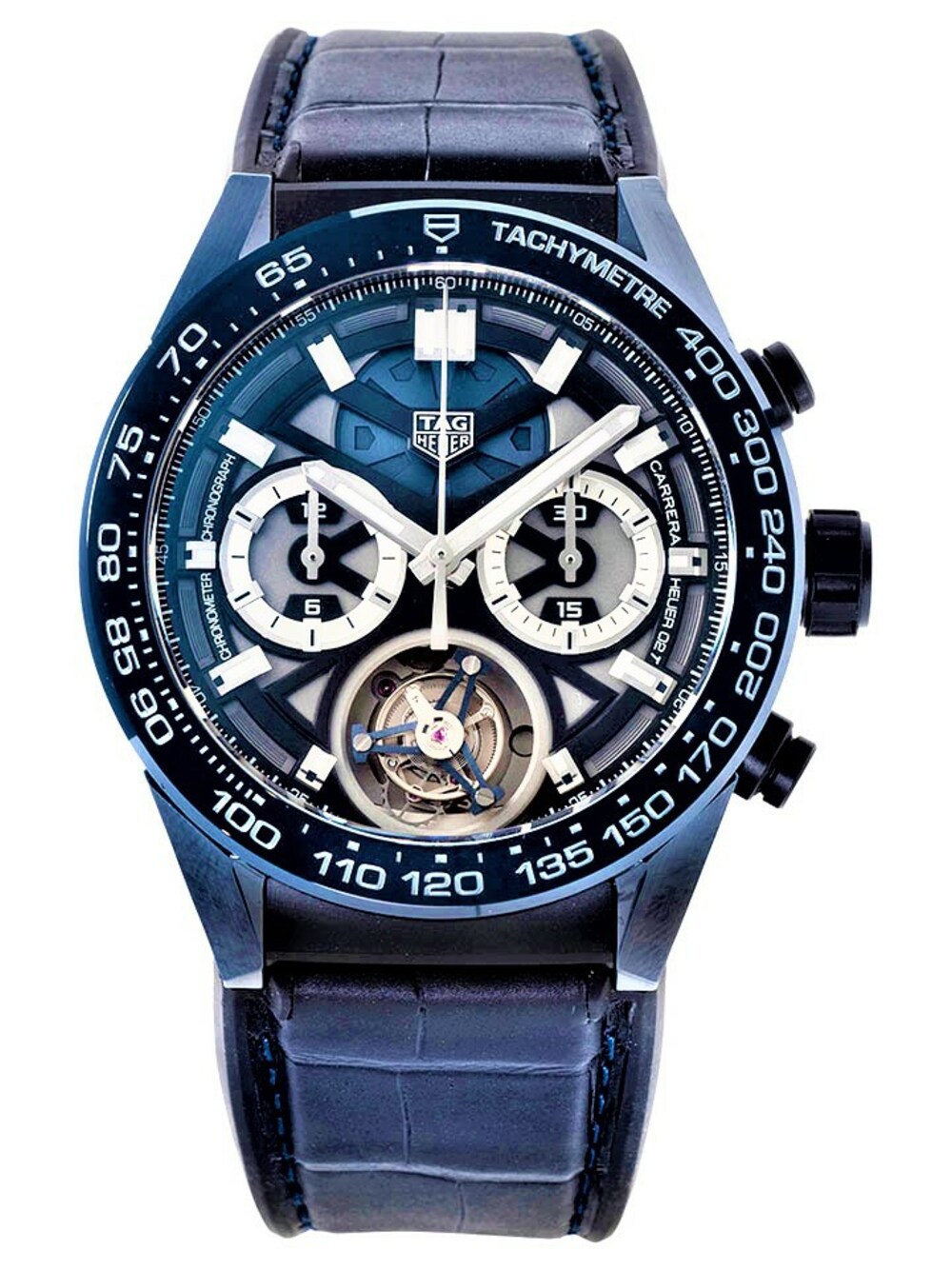 「TAG HEUER、Carrera Caliber Heuer 02T」｜「TAG Heuerのカレラ キャリバー ホイヤー02T〝テットゥドゥ ヴィペール〞クロノグラフ トゥールビヨン（アナログ腕時計、ブルー系）」を使った、manami5945さん（レディース・156cm）の秋コーディネートの1枚目の写真