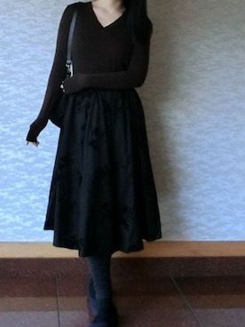 安カワFashionさん（レディース・161cm）の冬コーディネート