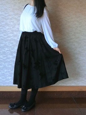 「RU（アールユー）のアイテム」を使った、安カワFashionさん（レディース・161cm）の冬コーディネート