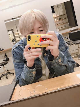 「CASPER JOHN AIVER（キャスパージョンアイバー）のアイテム（デニムジャケット）」を使った、you__さん（メンズ・176cm）の春コーディネート