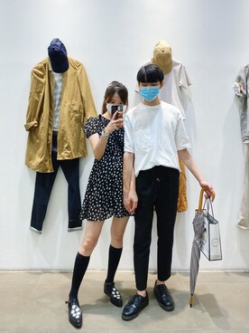 「Dr. Martens（ドクターマーチン）のDR.MARTENS / ドクターマーチン : WINGTIP BROGUE #（ドレスシューズ）」を使った、優弥🎐さん（レディース・166cm）の春コーディネート