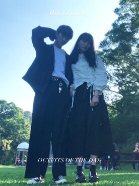 「アイテム（ドレスシューズ）」を使った、優弥🎐さん（レディース・166cm）の秋コーディネート