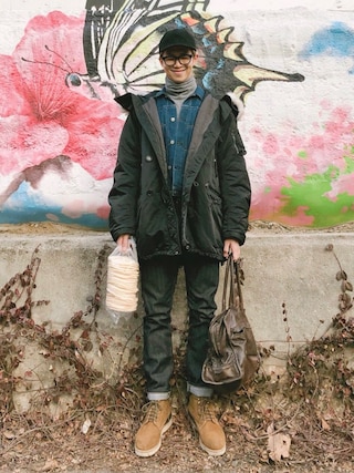 VISVIMのモッズコートを使った人気ファッションコーディネート - WEAR