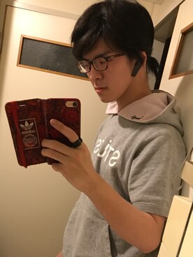 「adidas（アディダス）のアイテム（PC・スマホグッズ/家電）」を使った、いつくさん（メンズ・171cm）の春コーディネート