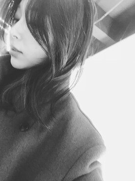 「韩国设计师品牌のアイテム（ダッフルコート、ブラウン系）」を使った、我就叫徐杨怡萱さん（レディース・160cm）の秋コーディネート