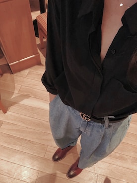 「AAのアイテム」を使った、我就叫徐杨怡萱さん（レディース・160cm）の春コーディネート