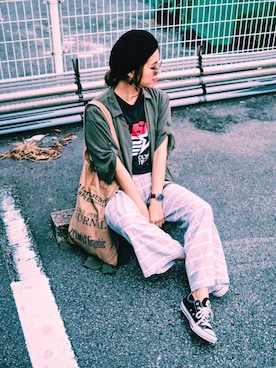 natsupooさん（レディース・167cm）の夏コーディネート