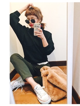 「N.VOUGE（エヌヴォーグ）のアイテム」を使った、natsupooさん（レディース・167cm）の秋コーディネート