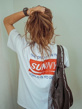 「TRUNC（トランクエイティーエイト）のアイテム（アクセサリー）」を使った、natsupooさん（レディース・167cm）の夏コーディネート