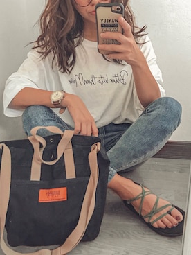 「SAGLiFE（サグライフ）のアイテム」を使った、natsupooさん（レディース・167cm）の夏コーディネート