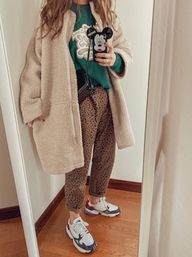 「ホリデー」｜「アイテム（ノーカラージャケット）」を使った、natsupooさん（レディース・167cm）の秋コーディネート