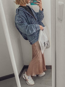 「PAGEBOY（ページボーイ）のアイテム（ジャケット/アウター）」を使った、natsupooさん（レディース・167cm）の冬コーディネート