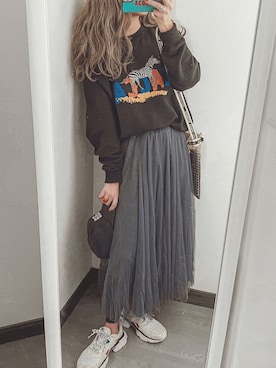 「CLEA（クレア）のアイテム（アクセサリー）」を使った、natsupooさん（レディース・167cm）の春コーディネート
