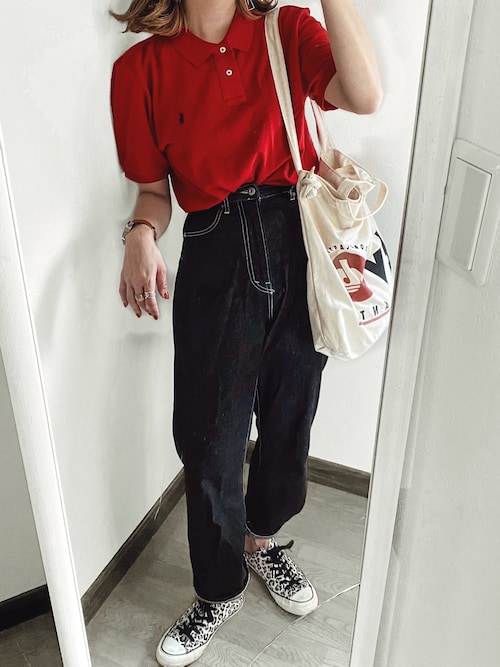 Natsupoo Polo Ralph Laurenのポロシャツを使ったコーディネート Wear