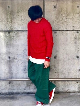 とも@ゆうパパさん（メンズ・175cm）の冬コーディネート