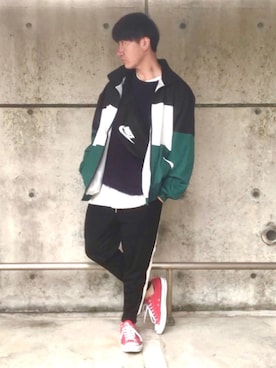 「Lazar（ラザル）のアイテム（ジャケット/アウター）」を使った、とも@ゆうパパさん（メンズ・175cm）の春コーディネート