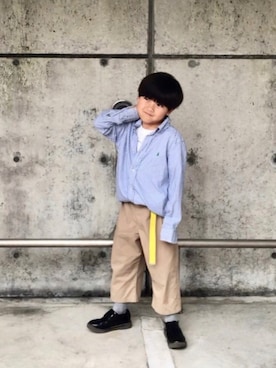 とも@ゆうパパさん（キッズ・120cm）の春コーディネート