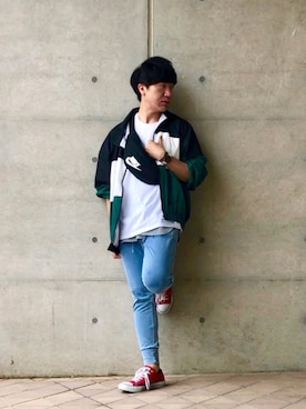 「Lazar（ラザル）のアイテム（ジャケット/アウター）」を使った、とも@ゆうパパさん（メンズ・174cm）の春コーディネート