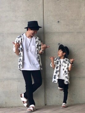 「息子コーデ」｜「アイテム（その他）」を使った、とも@ゆうパパさん（キッズ・120cm）の春コーディネート