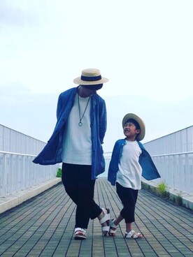 「息子コーデ」｜「アイテム（その他）」を使った、とも@ゆうパパさん（キッズ・120cm）の春コーディネート