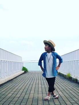 とも@ゆうパパさん（キッズ・120cm）の春コーディネート