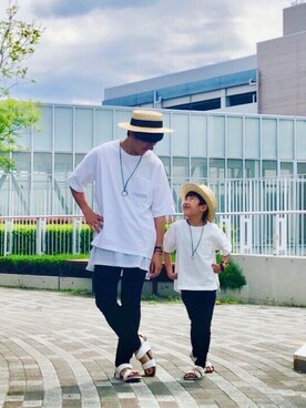 「息子コーデ」｜「アイテム（その他）」を使った、とも@ゆうパパさん（キッズ・120cm）の春コーディネート