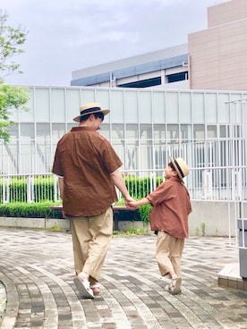 「息子コーデ」｜「アイテム（その他）」を使った、とも@ゆうパパさん（キッズ・104cm）の夏コーディネート