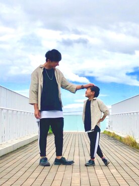 「息子コーデ」｜「アイテム（その他）」を使った、とも@ゆうパパさん（キッズ・104cm）の夏コーディネート