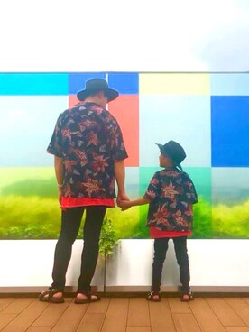 「息子コーデ」｜「アイテム（その他）」を使った、とも@ゆうパパさん（キッズ・120cm）の夏コーディネート