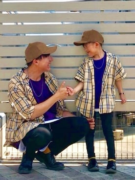 「息子コーデ」｜「アイテム（その他）」を使った、とも@ゆうパパさん（キッズ・120cm）の秋コーディネート